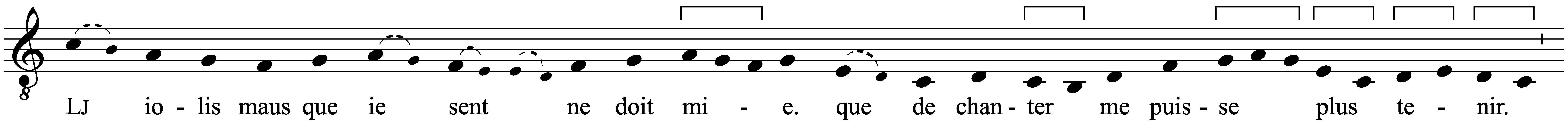 Work musical notation